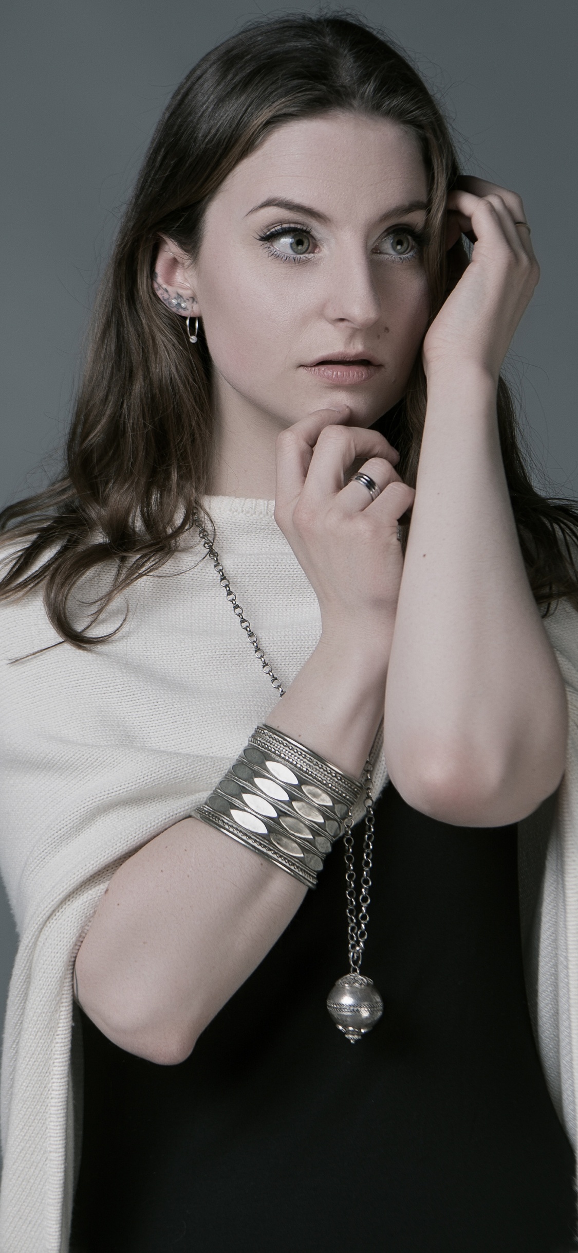 重金属, 头发, 白色, 时装模特, 皮肤 壁纸 1125x2436 允许