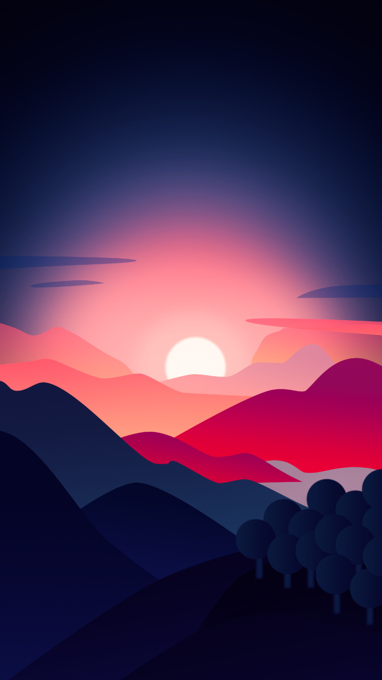 Atmosphère, L'écorégion, Afterglow, Nature, Azure. Wallpaper in 750x1334 Resolution