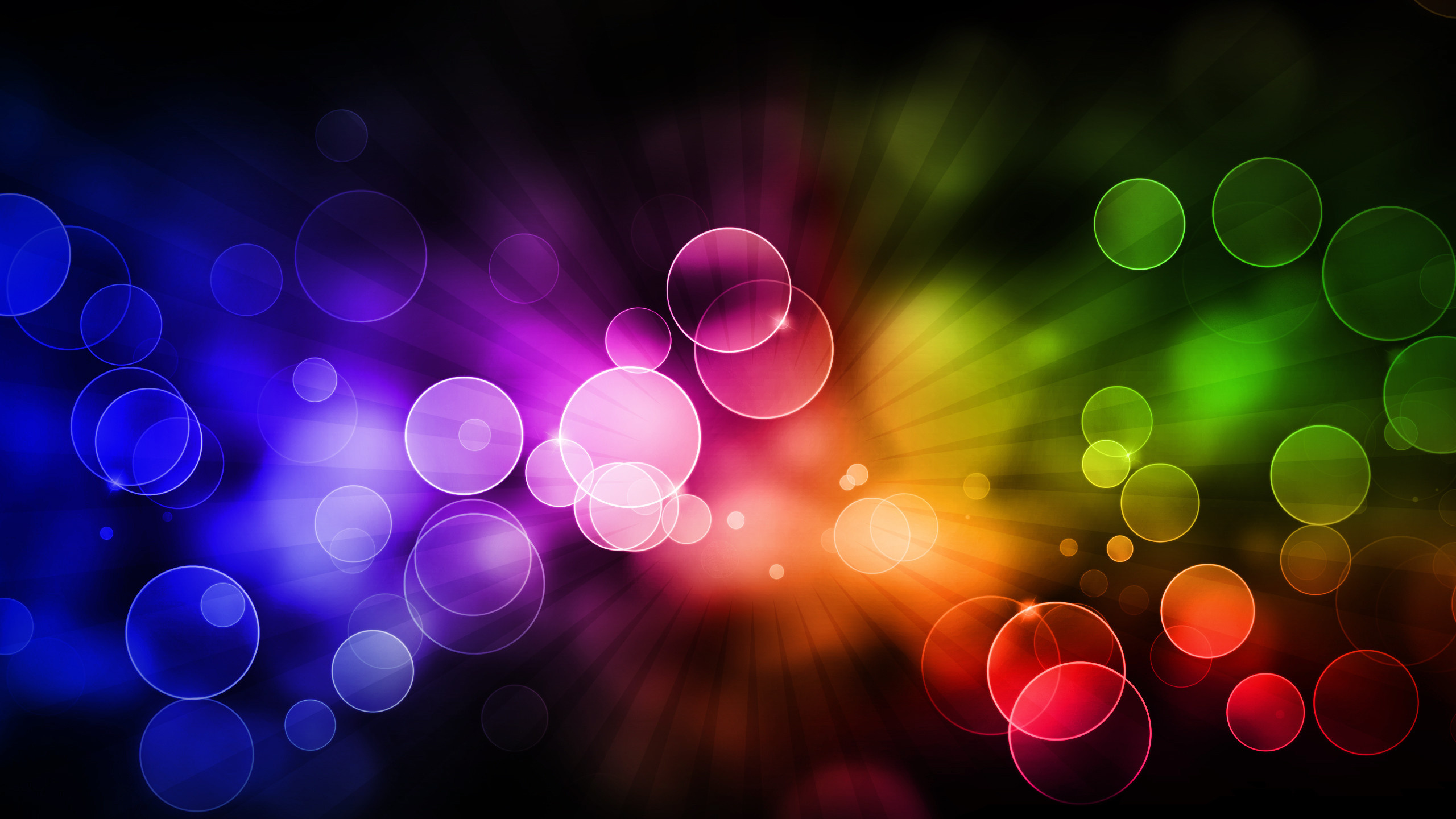 Purple Green and Pink Lights. Wallpaper in 2560x1440 Resolution