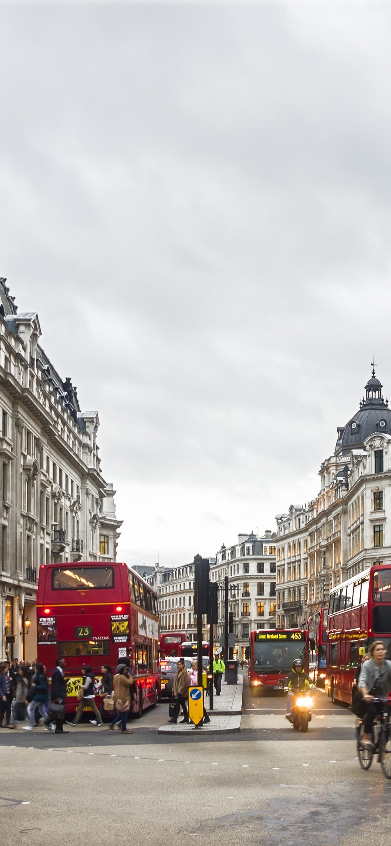 People Walking on Street Near Red Double Decker Bus During Daytime. Wallpaper in 1242x2688 Resolution
