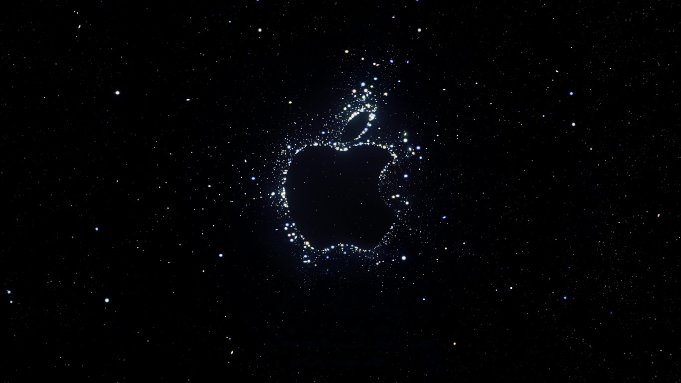IPhone 14, IPhone 14 Pro, Manzana, Galaxia, Objeto Astronómico. Wallpaper in 1366x768 Resolution