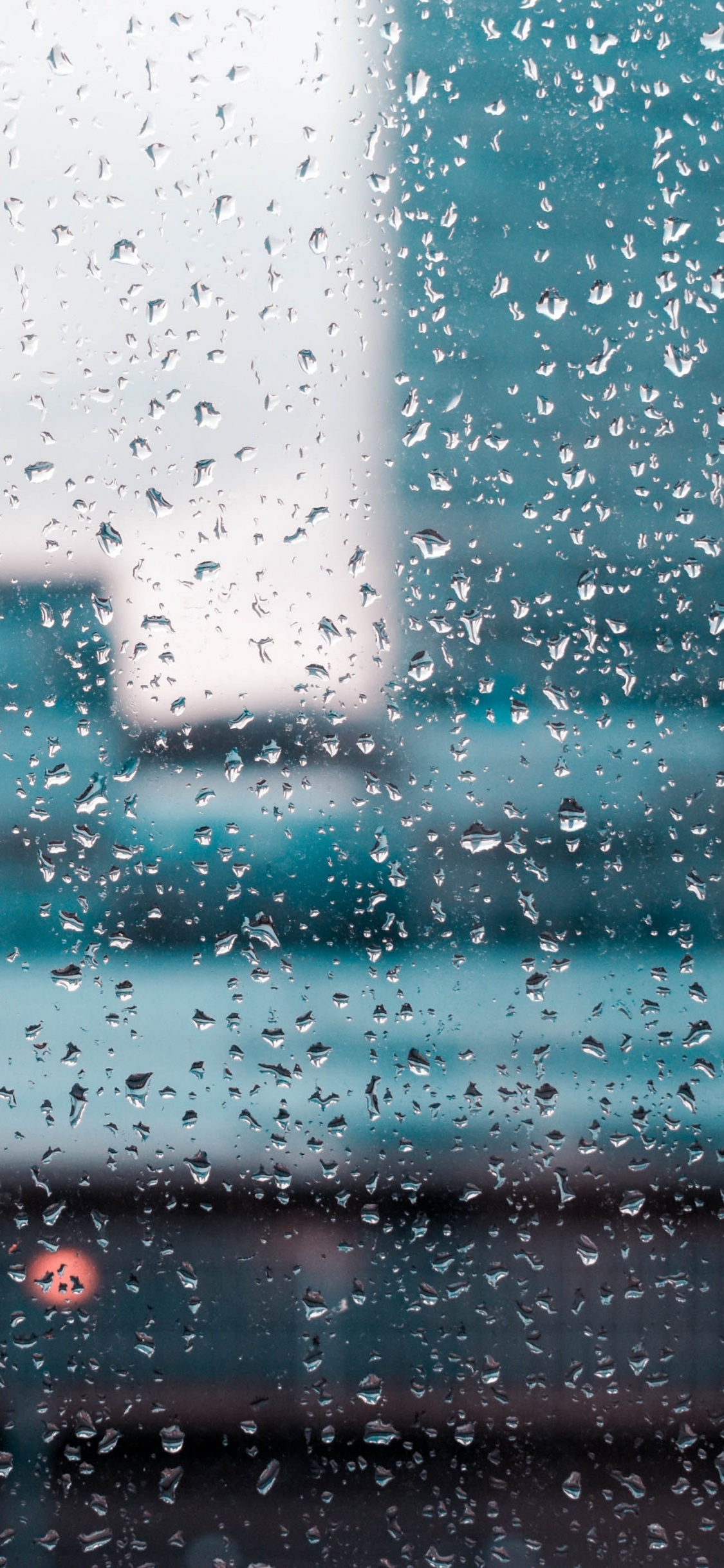 Lluvia, Agua, Azul, Turquesa, Texto. Wallpaper in 1125x2436 Resolution