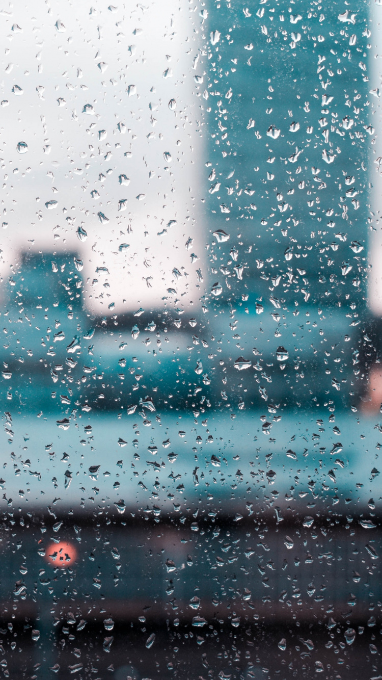 Lluvia, Agua, Azul, Turquesa, Texto. Wallpaper in 750x1334 Resolution