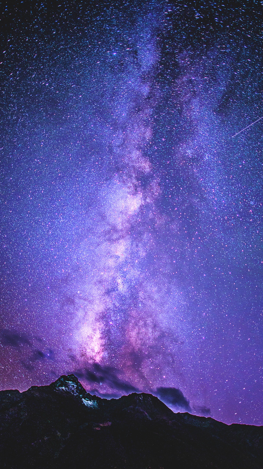 Blue Sky With Stars During Night Time. Wallpaper in 1080x1920 Resolution