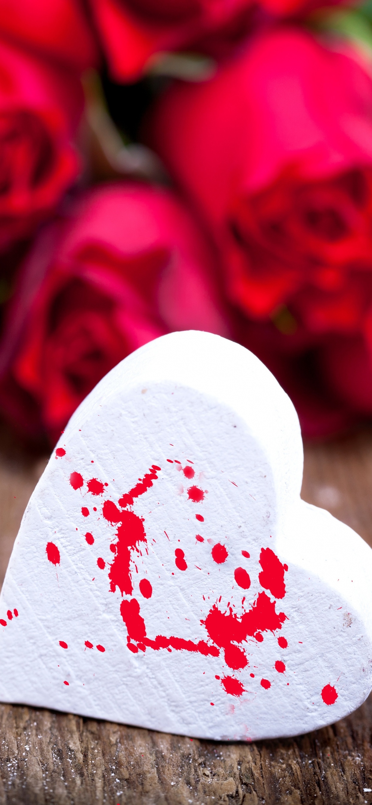 el Día de San Valentín, Coraz, Amor, Pétalo, Whatsapp. Wallpaper in 1242x2688 Resolution