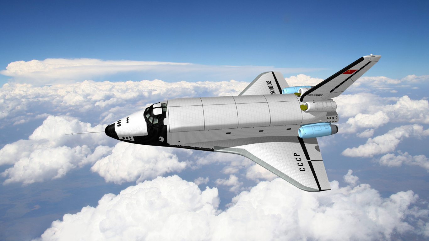 White and Black Passenger Plane Under Blue Sky During Daytime. Wallpaper in 1366x768 Resolution