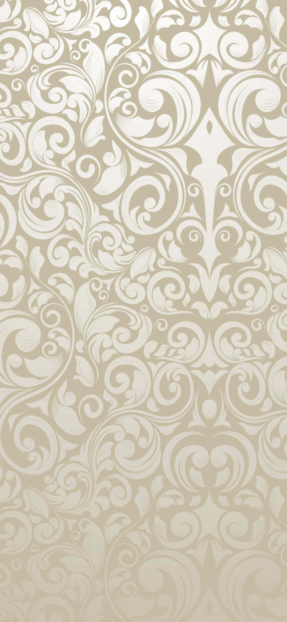 Textil Floral Blanco y Negro. Wallpaper in 1125x2436 Resolution