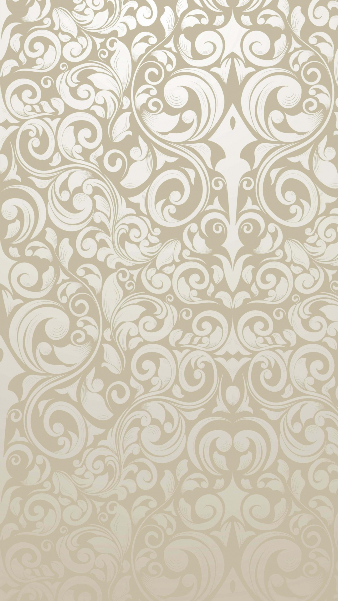 Weißes Und Schwarzes Florales Textil. Wallpaper in 1080x1920 Resolution