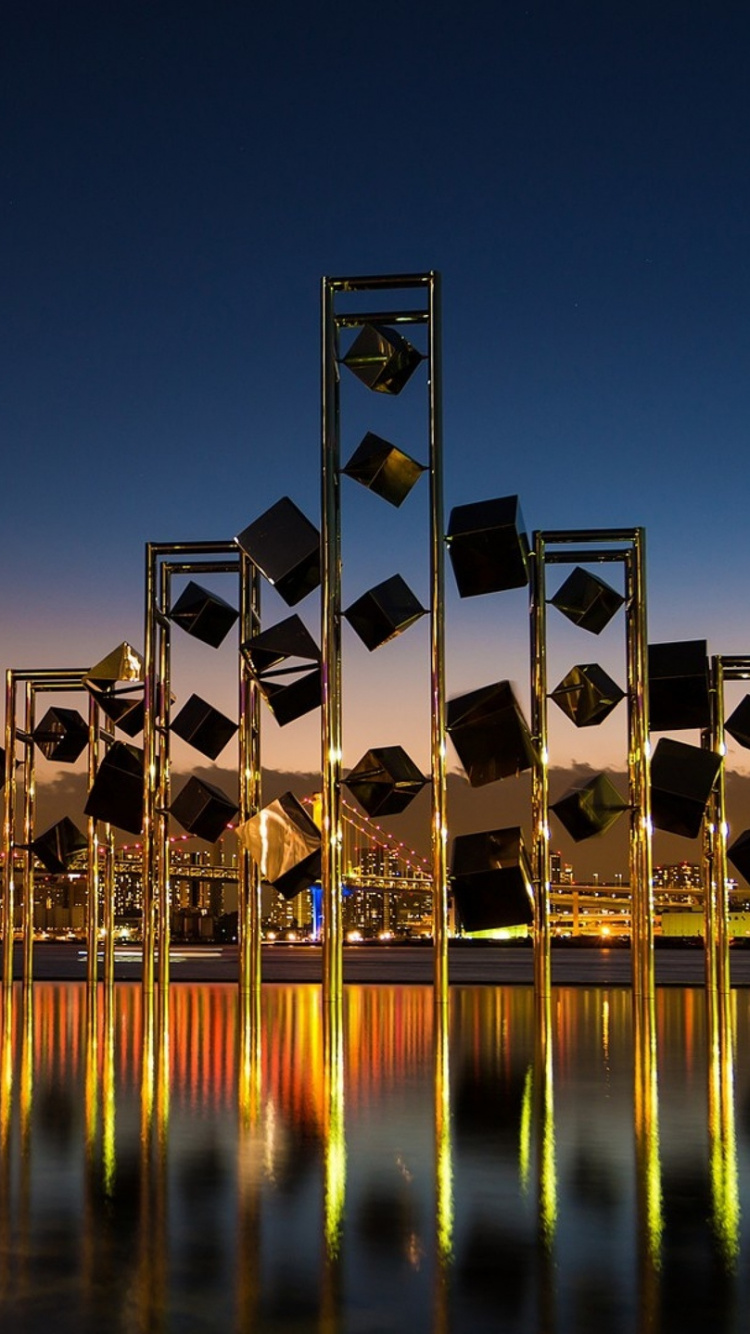 旅游景点, 反射, 里程碑, 建筑, 城市 壁纸 750x1334 允许