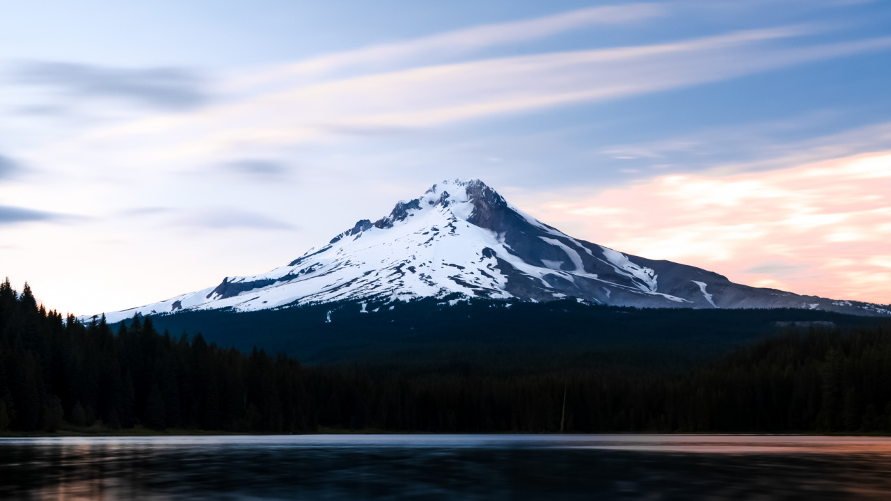 Mt. Hood National Forest, Mount Hood, Wasser, Cloud, Wasserressourcen. Wallpaper in 1280x720 Resolution