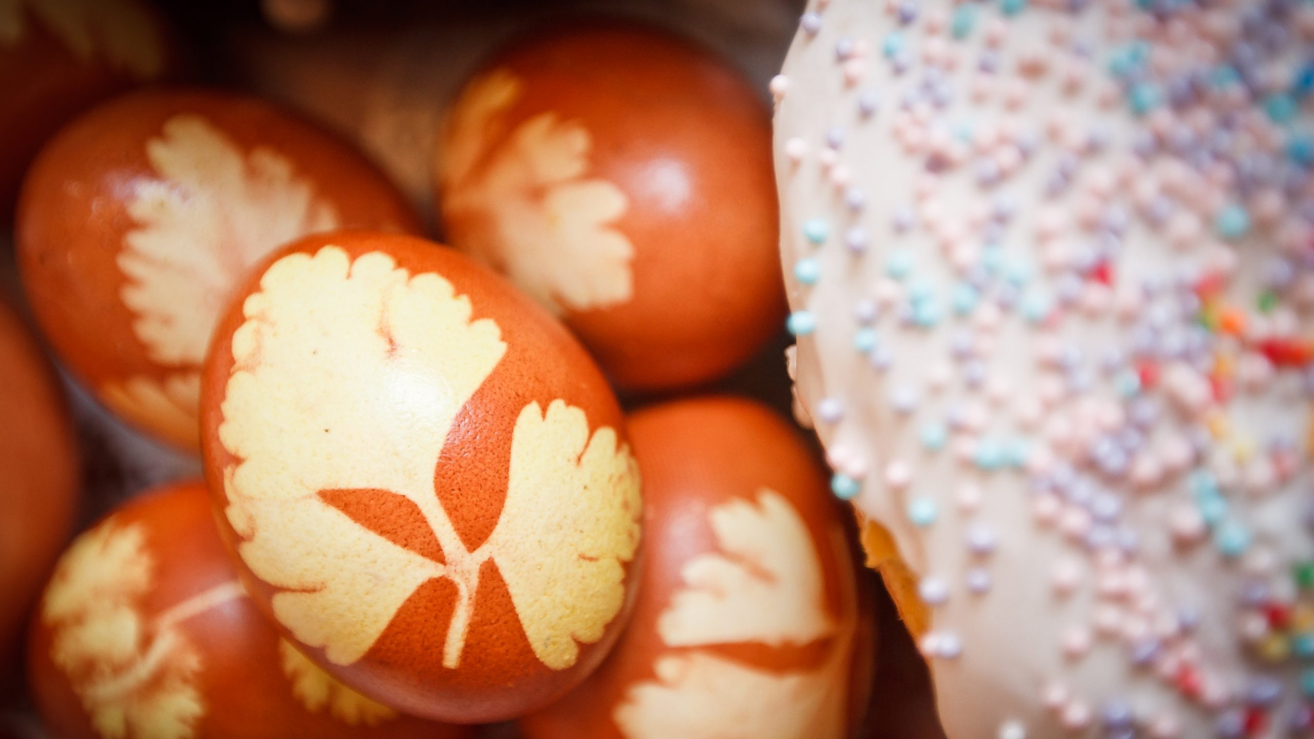 Osterei, Ei, Lebensmittel, Ostern, Vegetarisches Essen. Wallpaper in 2560x1440 Resolution