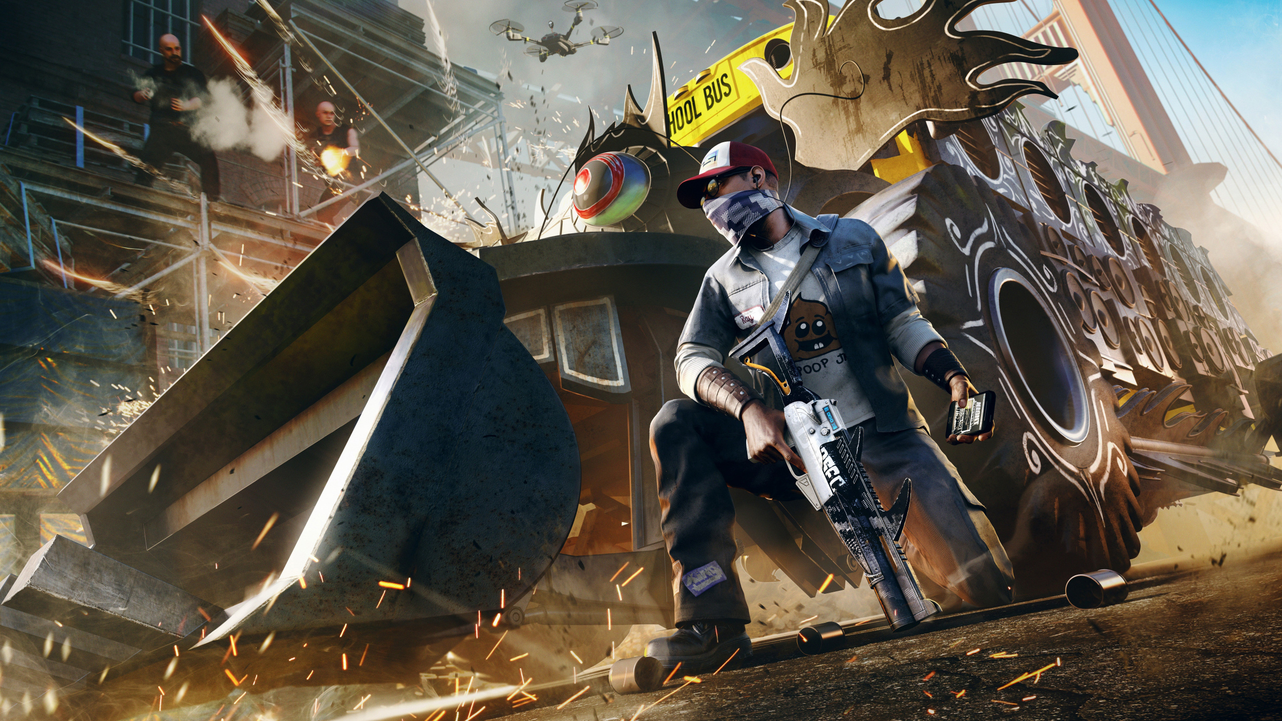 Watch Dogs 2, Watch Dogs, Juego de Pc, Figura de Acción. Wallpaper in 2560x1440 Resolution