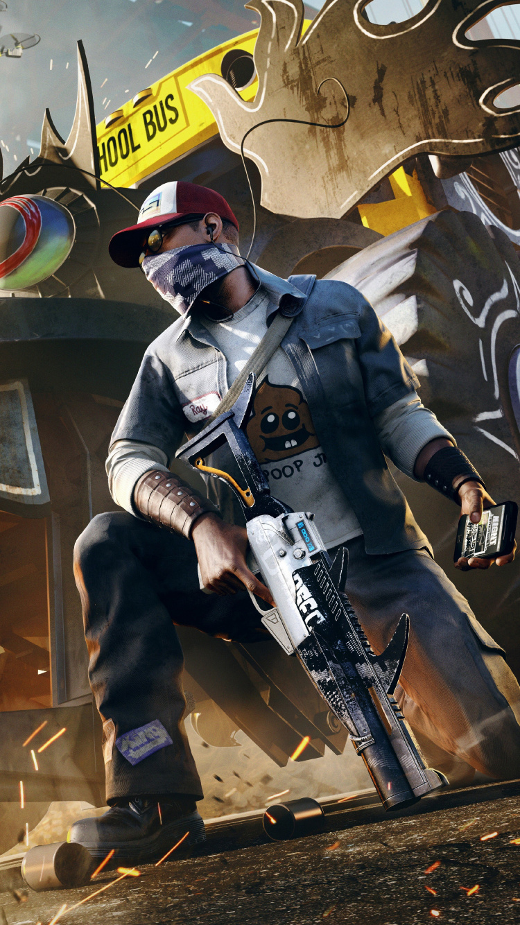 Watch Dogs 2, Watch Dogs, Juego de Pc, Figura de Acción. Wallpaper in 750x1334 Resolution