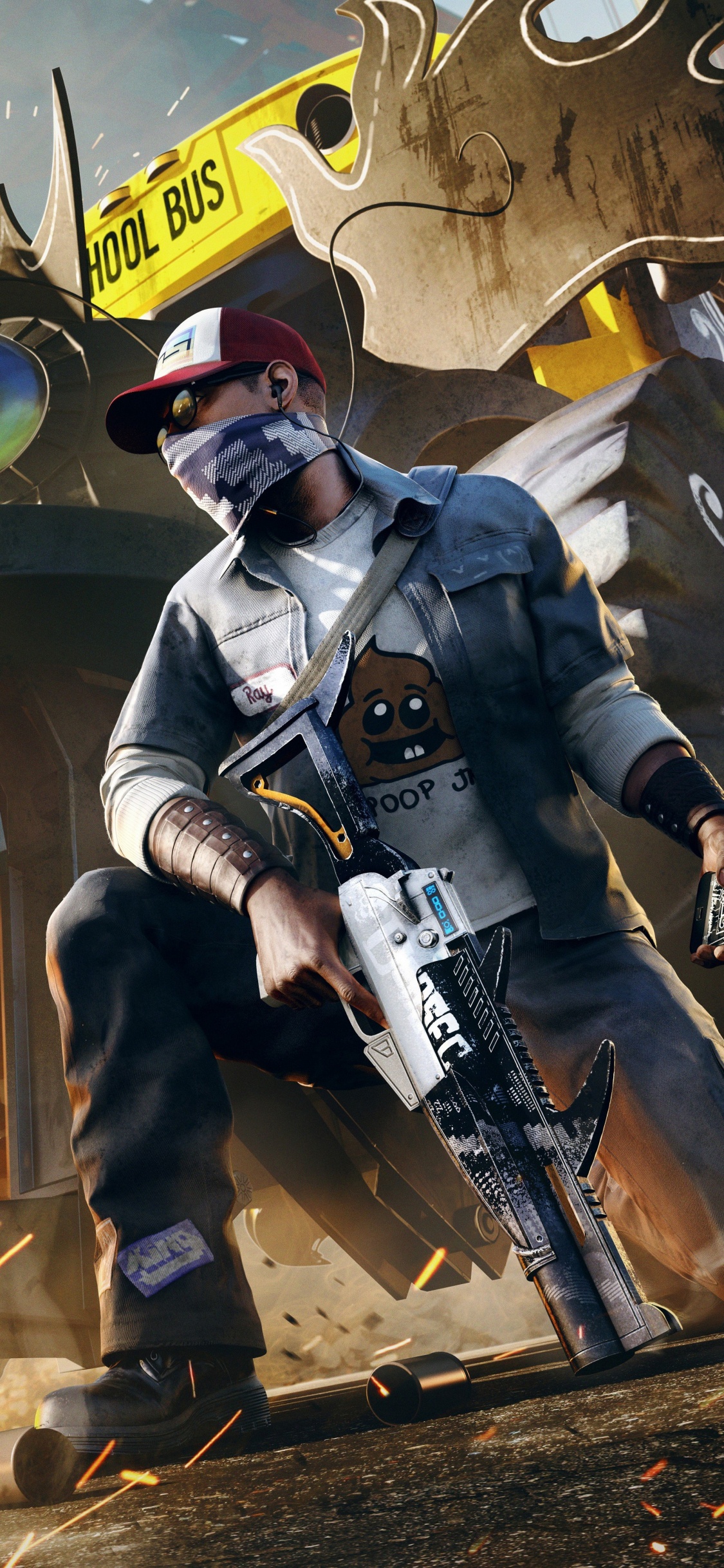 Watch Dogs 2, Wachhund, Pc-Spiel, Maschine, Action-Figur. Wallpaper in 1125x2436 Resolution