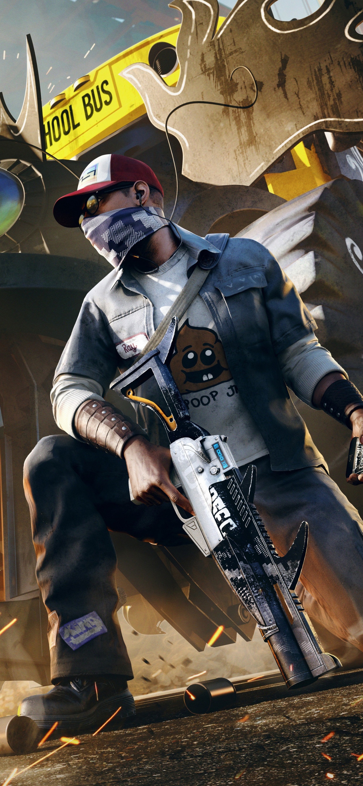 Watch Dogs 2, Wachhund, Pc-Spiel, Maschine, Action-Figur. Wallpaper in 1242x2688 Resolution