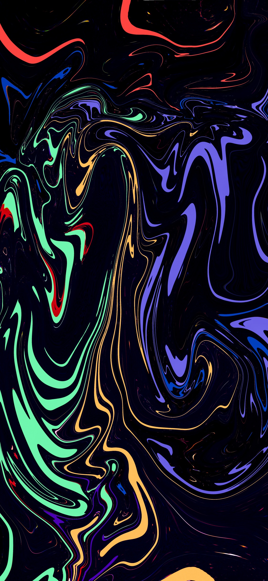 Moderne Kunst, Flüssigkeit, Malerei, Kunst, Aqua. Wallpaper in 1125x2436 Resolution