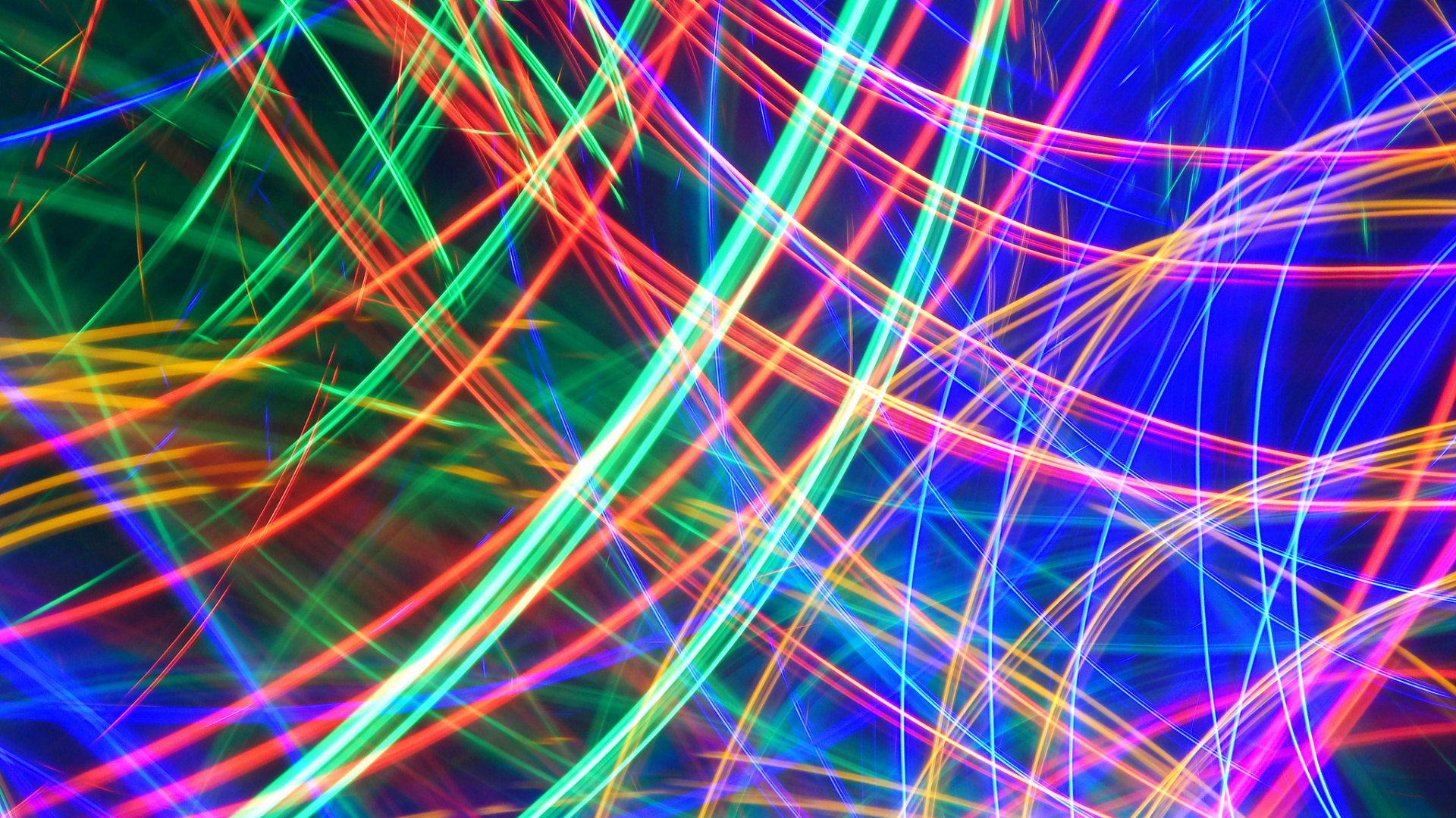 Blaugrünes Und Gelbes Licht. Wallpaper in 1920x1080 Resolution