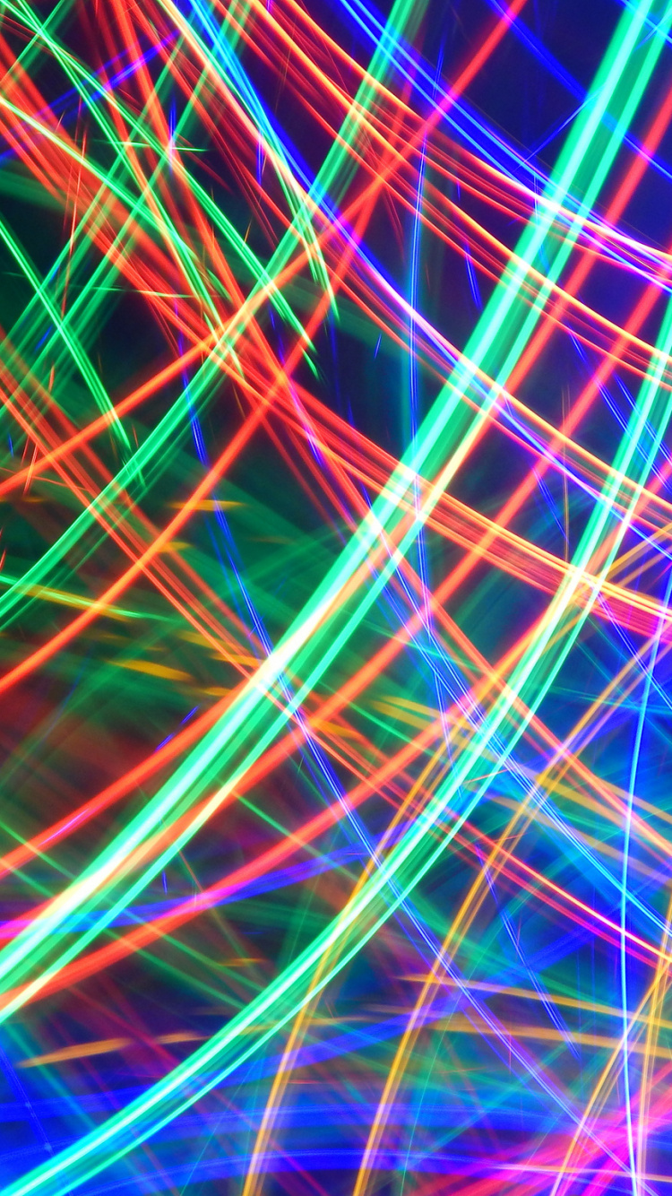 Blue Green and Yellow Light. Wallpaper in 750x1334 Resolution