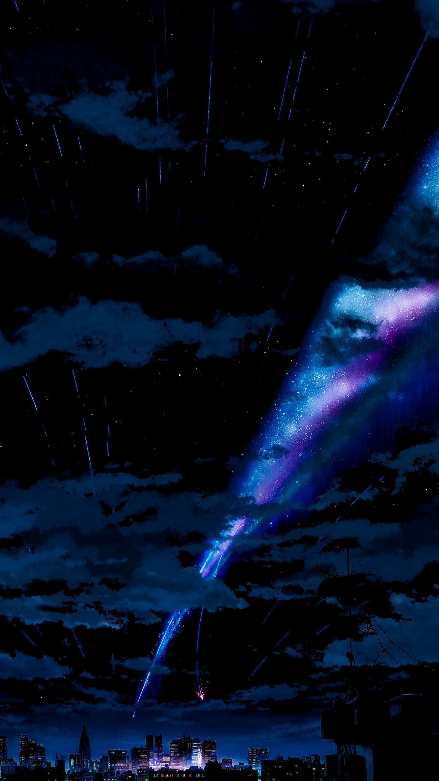 Anime, Portrait, Kunst, Poster, Branch. Wallpaper in 1440x2560 Resolution