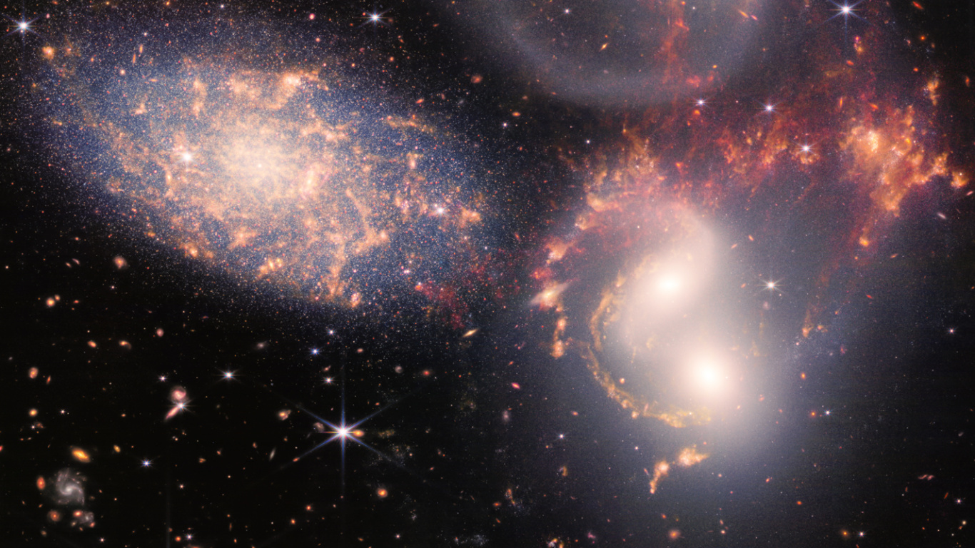 Raum, Webb-Universum, Universum, Astronomie, James-Webb-Weltraumteleskop. Wallpaper in 1366x768 Resolution