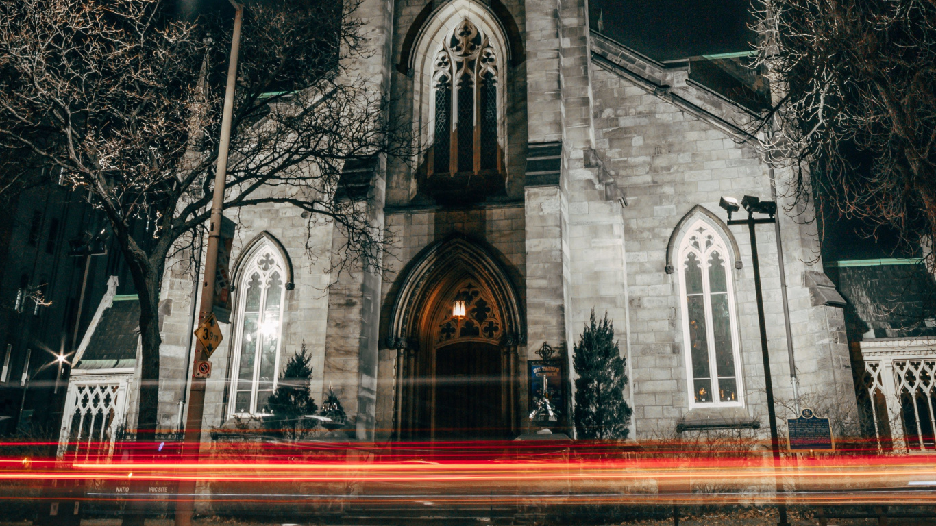 White and Brown Concrete Church. Wallpaper in 1366x768 Resolution