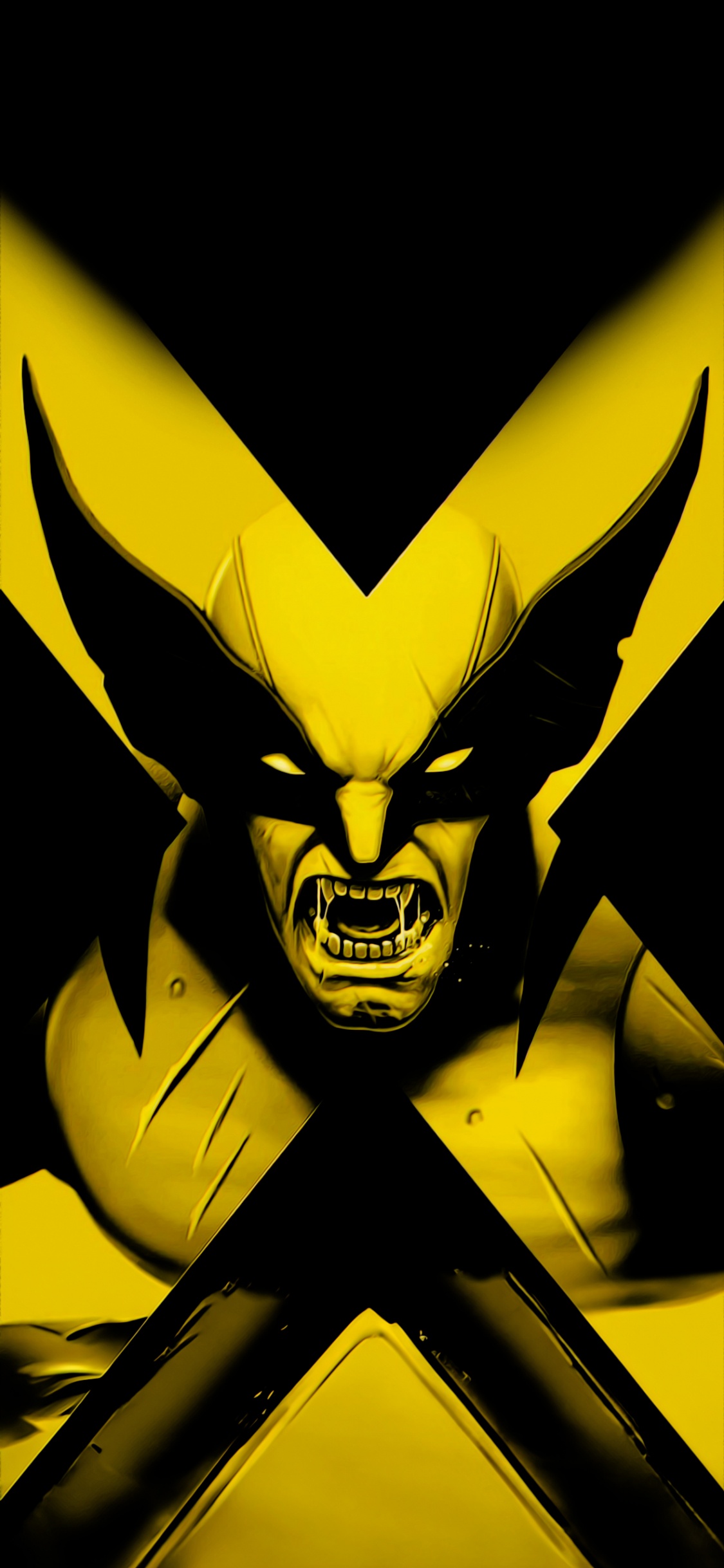 Computadora Personal de Glotón, Wolverine, Tablet, Cabeza, Negro. Wallpaper in 1125x2436 Resolution