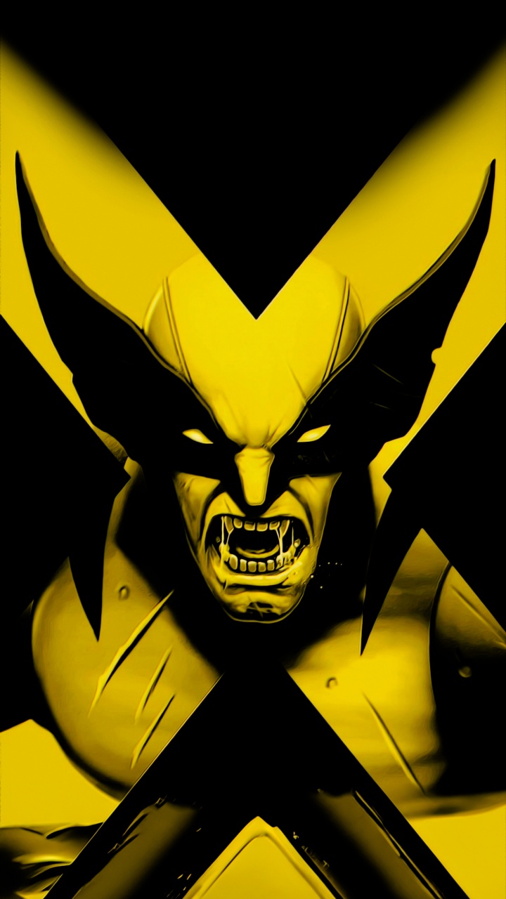 Wolverine Pc, Wolverine, Tablet, Head, Black. Wallpaper in 720x1280 Resolution