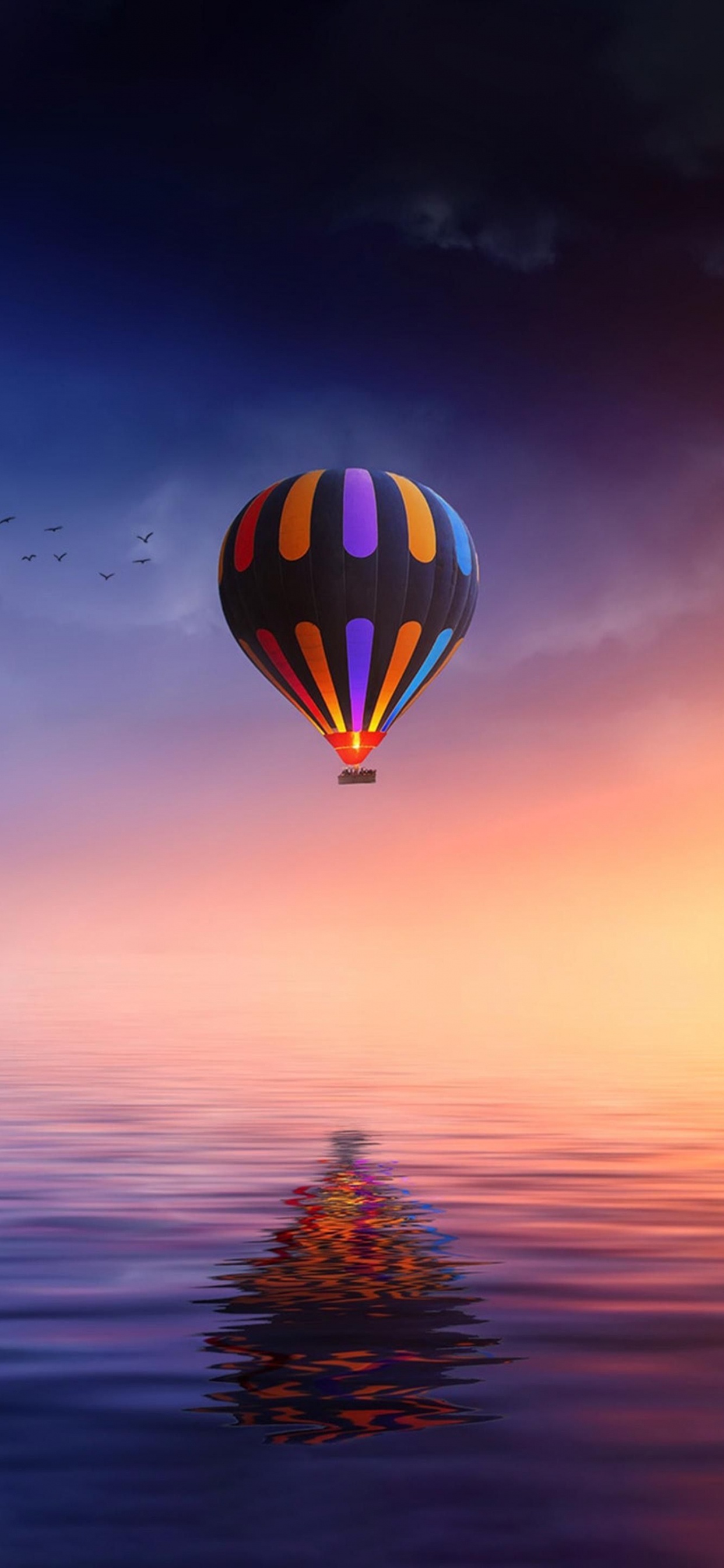 tu Mérites Tous Les Bonheurs, Bonheur, Peur, Eau, Ballon à Air Chaud. Wallpaper in 1242x2688 Resolution