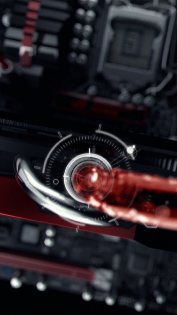 Black and Red Car Stereo. Wallpaper in 720x1280 Resolution