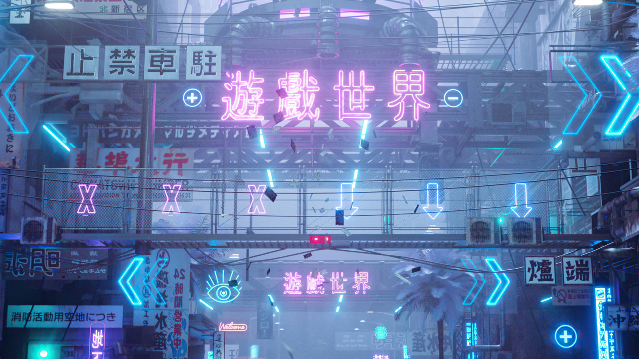 Arte, el Arte Abstracto, la Ciencia Ficción, Ilustración, El Futurismo. Wallpaper in 1280x720 Resolution