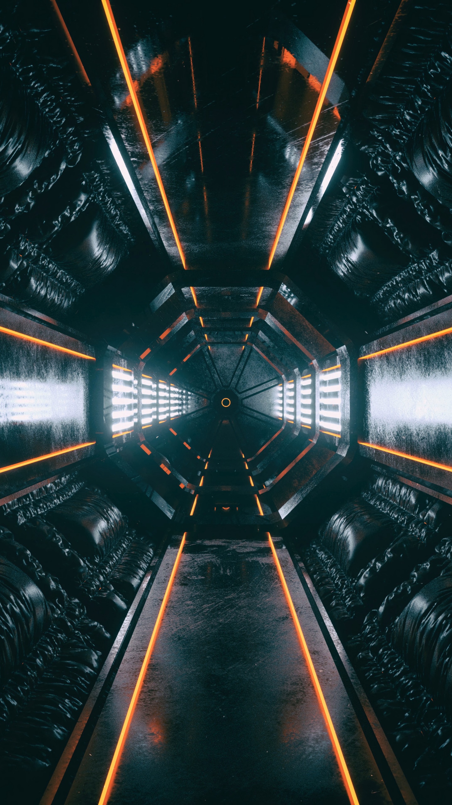 Black and Gray Train Rail. Wallpaper in 1440x2560 Resolution