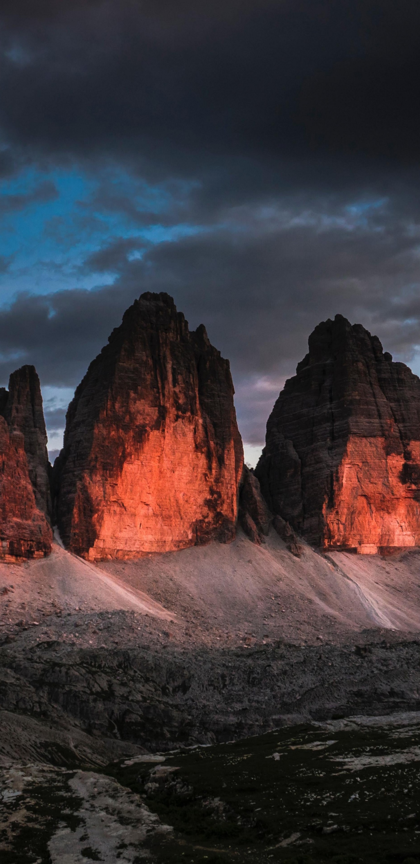 Drei Zinnen Nature Park, Natur, Naturlandschaft, Auronzo Htte, Naturpark. Wallpaper in 1440x2960 Resolution