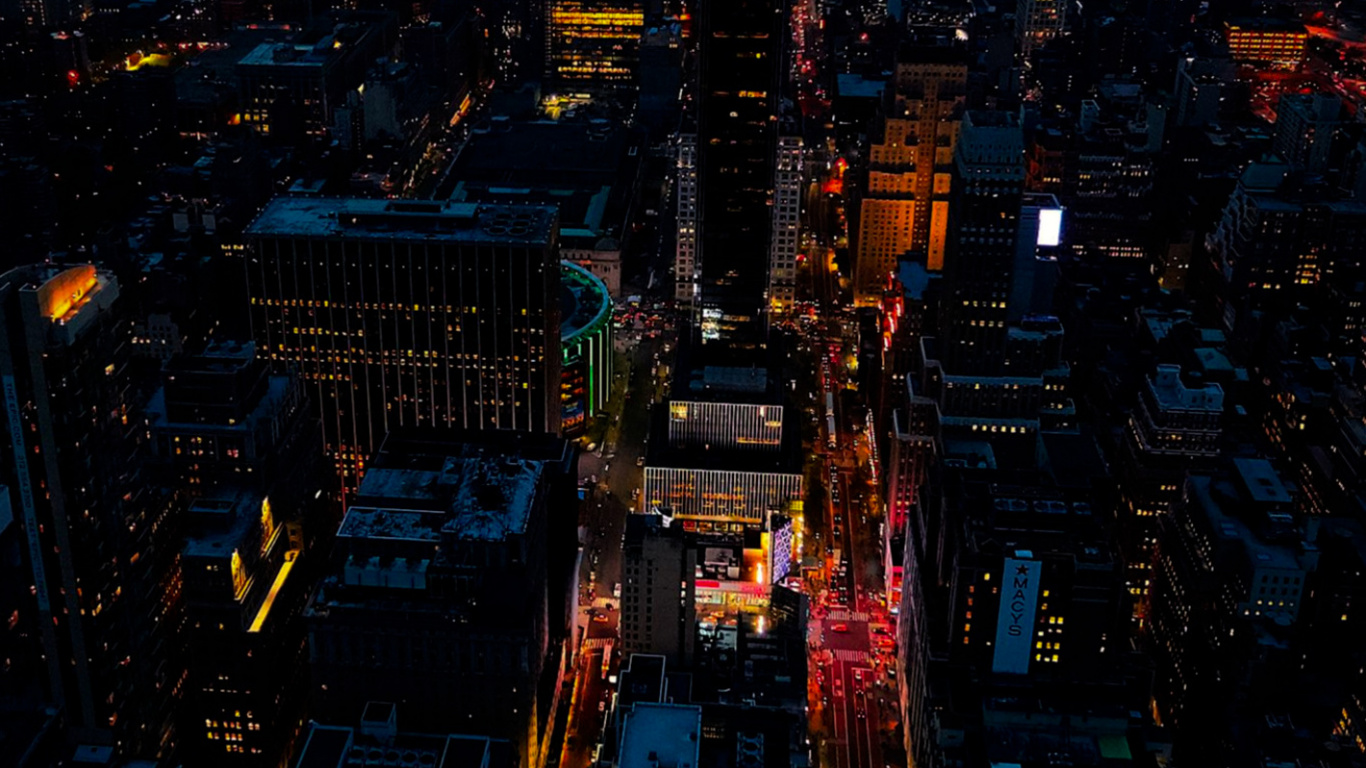 Empire State Building, Chrysler Building, Building, Skyscraper, Top of The Rock. Wallpaper in 1366x768 Resolution