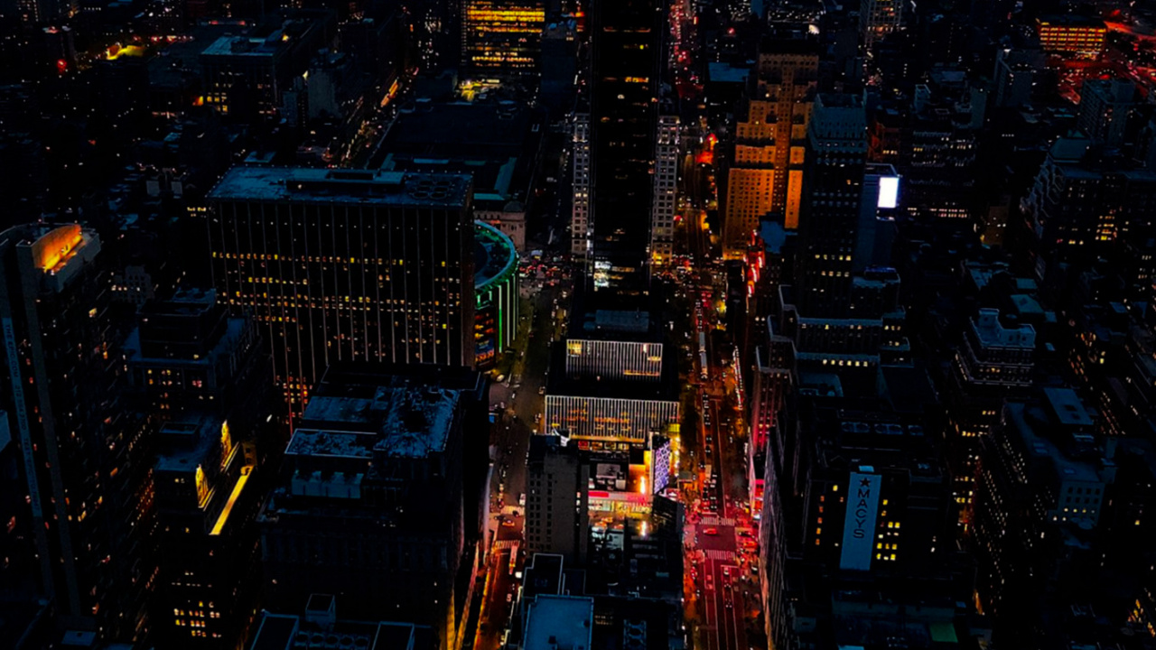 Empire State Building, Chrysler Building, Gebäude, Wolkenkratzer, Top of The Rock. Wallpaper in 1280x720 Resolution