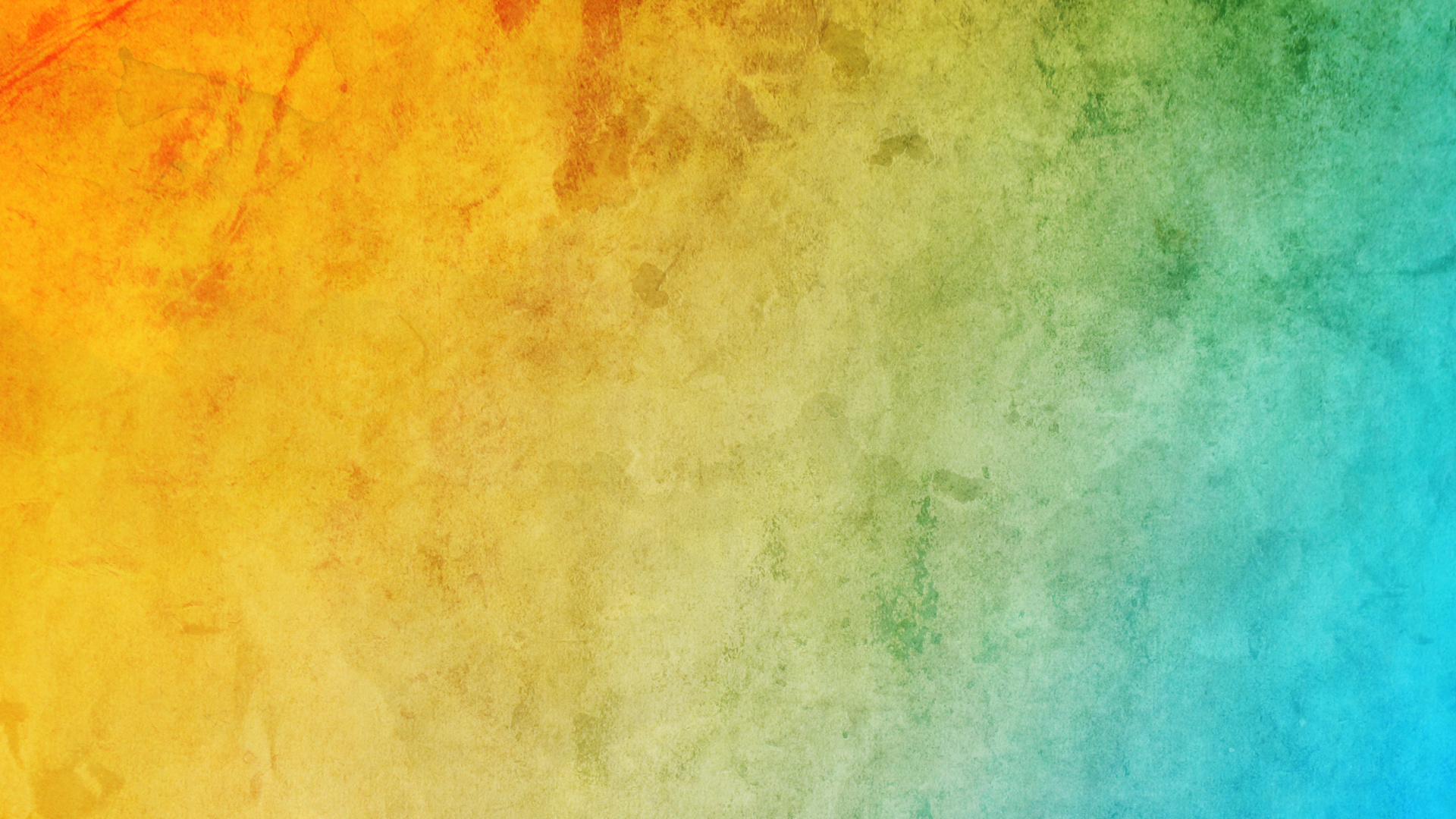 Orange-grünes Und Blaues Abstraktes Gemälde. Wallpaper in 1920x1080 Resolution