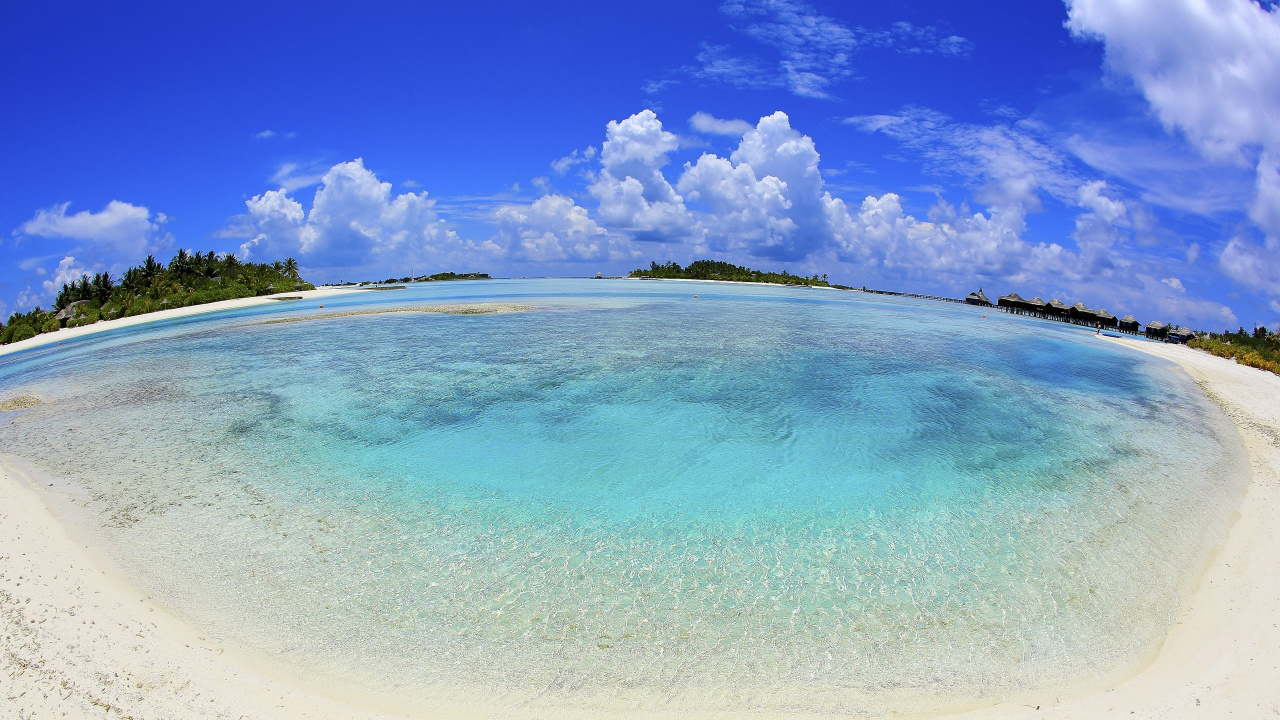 大海, 泻湖, 热带地区, Azure, 沿海和海洋地貌 壁纸 1280x720 允许