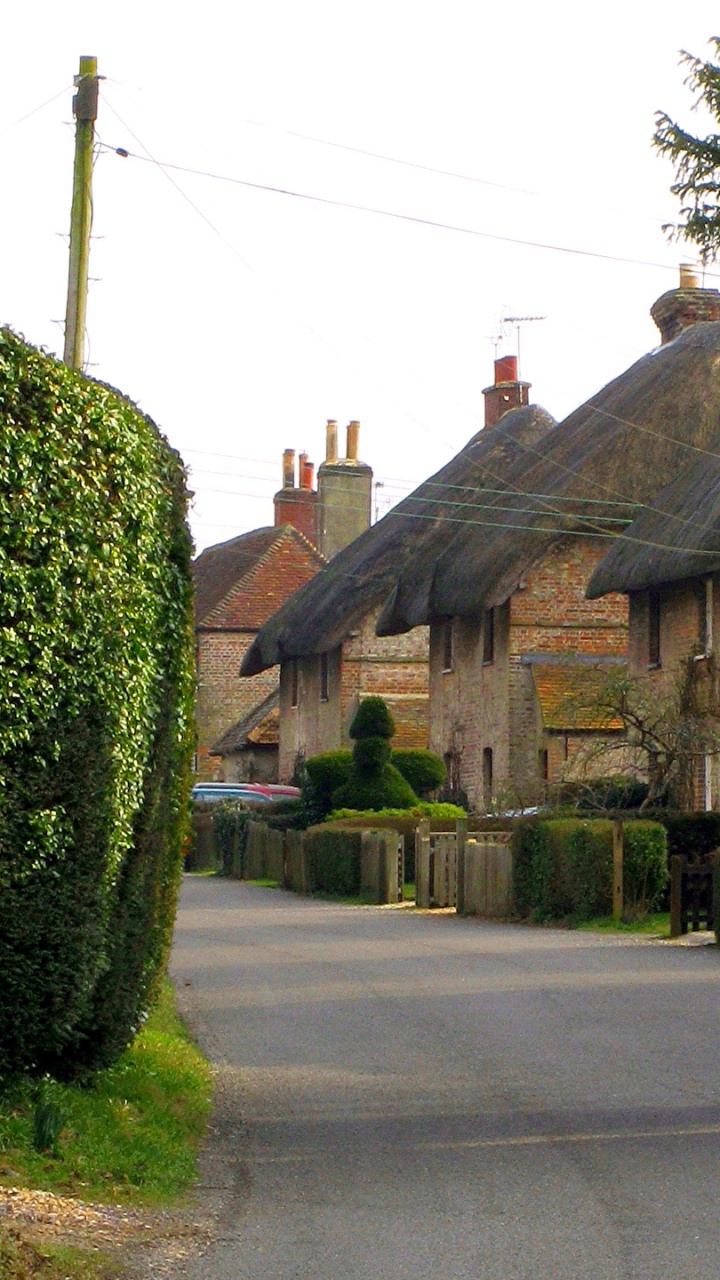Brown and Gray House Near Green Trees During Daytime. Wallpaper in 720x1280 Resolution