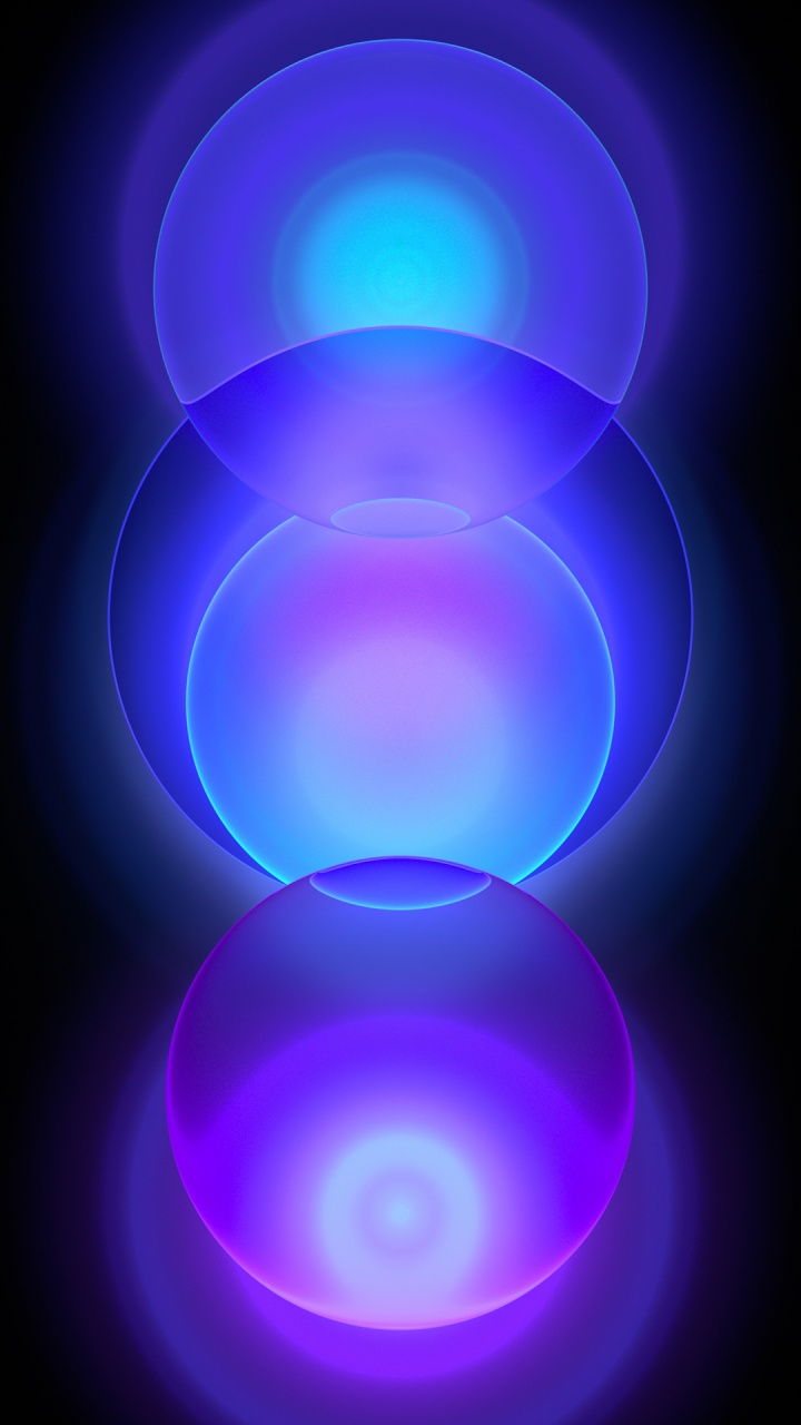 Xiaomi, Xiaomi HyperOS, Azul, Morado, Llamarada de la Lente. Wallpaper in 720x1280 Resolution