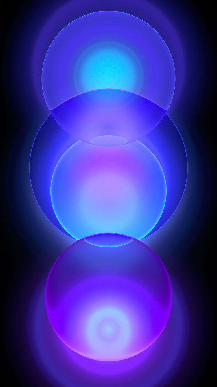 Xiaomi, Xiaomi HyperOS, Azul, Morado, Llamarada de la Lente. Wallpaper in 750x1334 Resolution