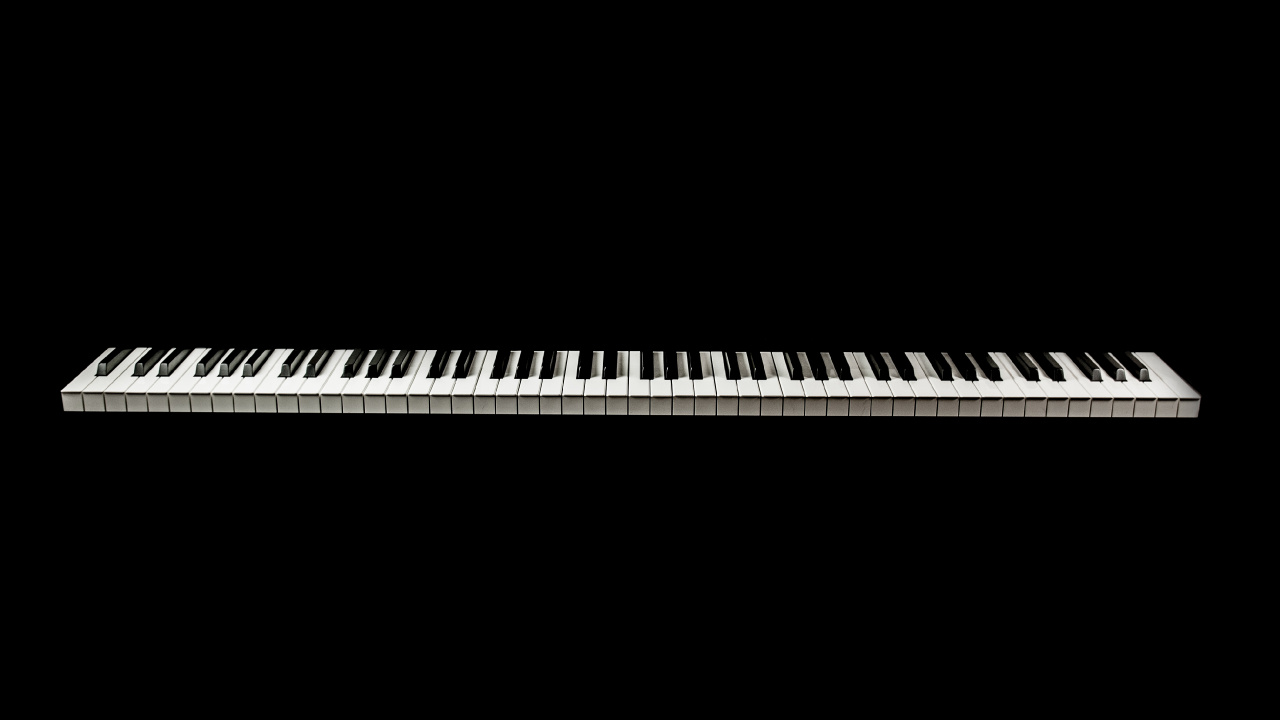 音乐键盘, 数字钢琴, 电子琴, 钢琴, 键盘 壁纸 1280x720 允许