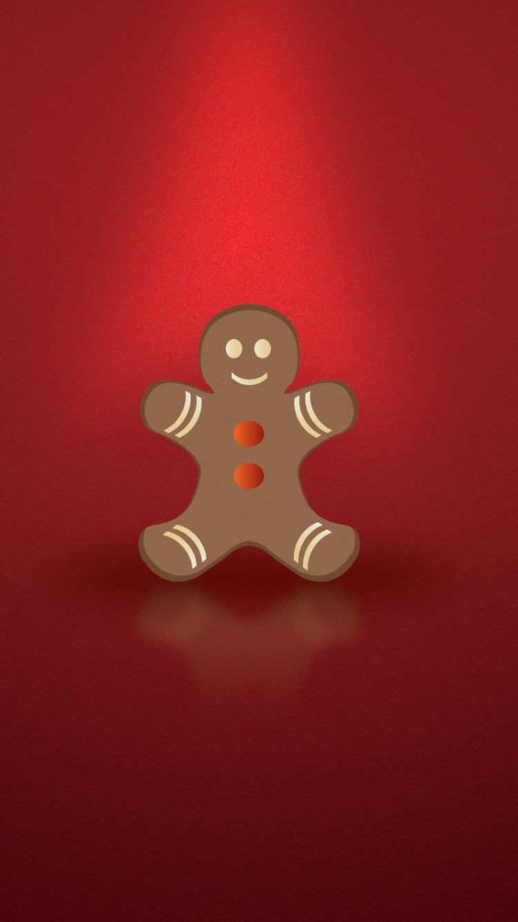 姜饼, 红色的, 橙色, 动画, 泰迪熊 壁纸 750x1334 允许