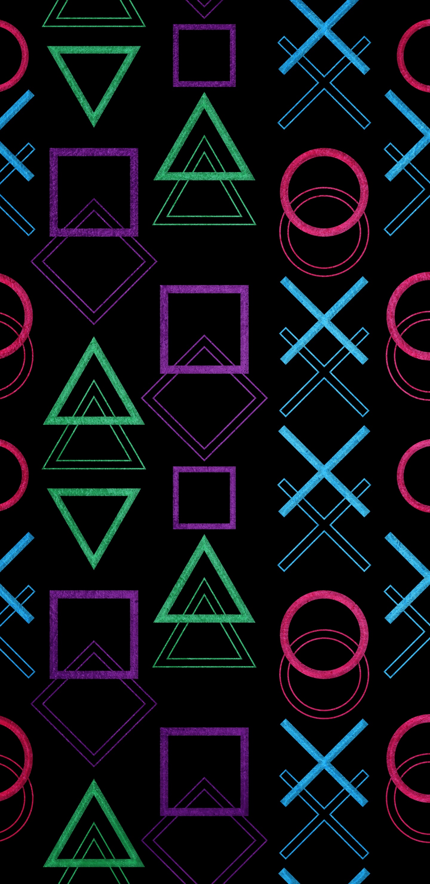 紫色的, 白色, 黑色的, 绿色的, 紫罗兰色 壁纸 1440x2960 允许