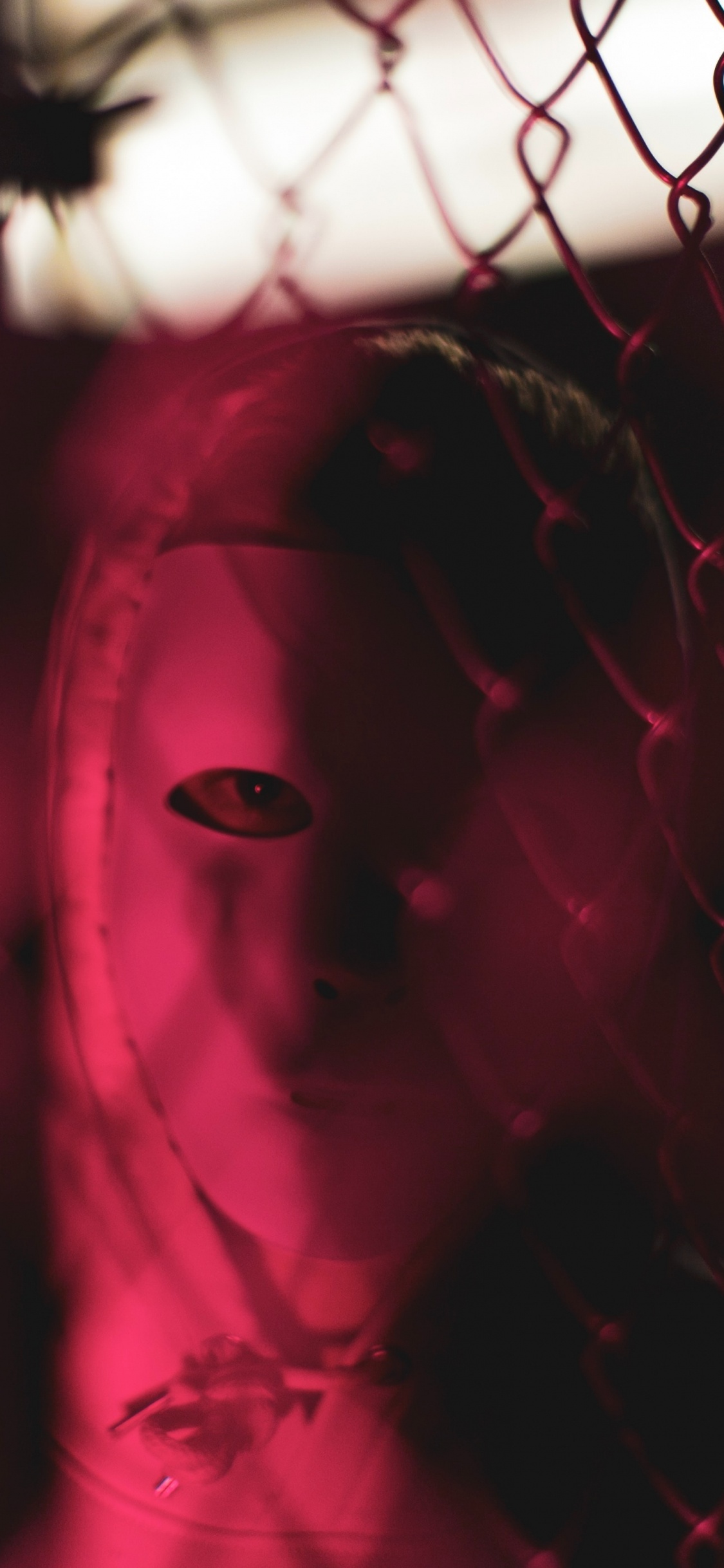 Red and Black Abstract Painting. Wallpaper in 1125x2436 Resolution