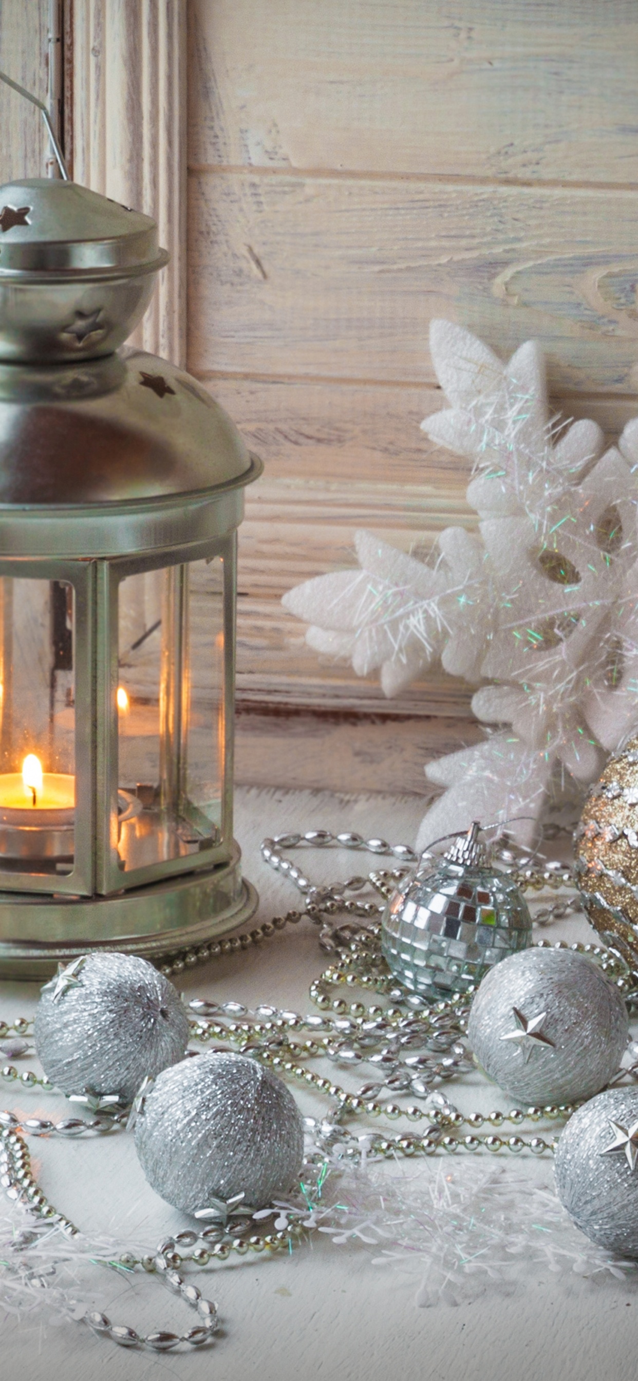 Christmas Day, Christmas Decoration, Glass, Christmas Ornament, Candle. Wallpaper in 1242x2688 Resolution