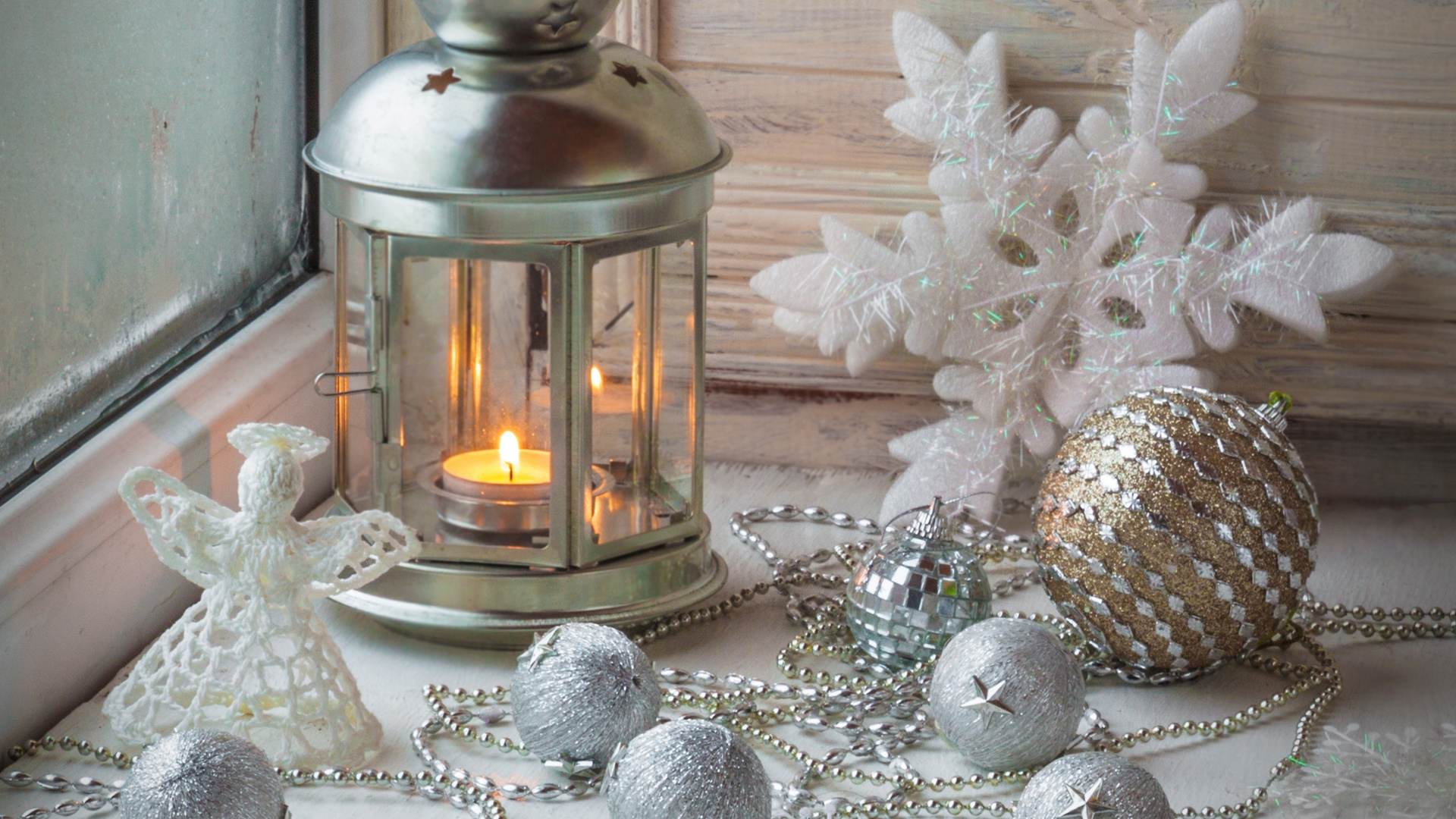 Christmas Day, Christmas Decoration, Glass, Christmas Ornament, Candle. Wallpaper in 1920x1080 Resolution