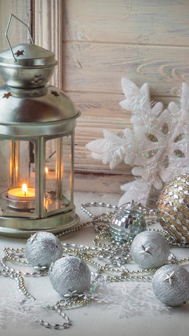 Weihnachten, Weihnachtsdekoration, Christmas Ornament, Kerze, Dekor. Wallpaper in 720x1280 Resolution