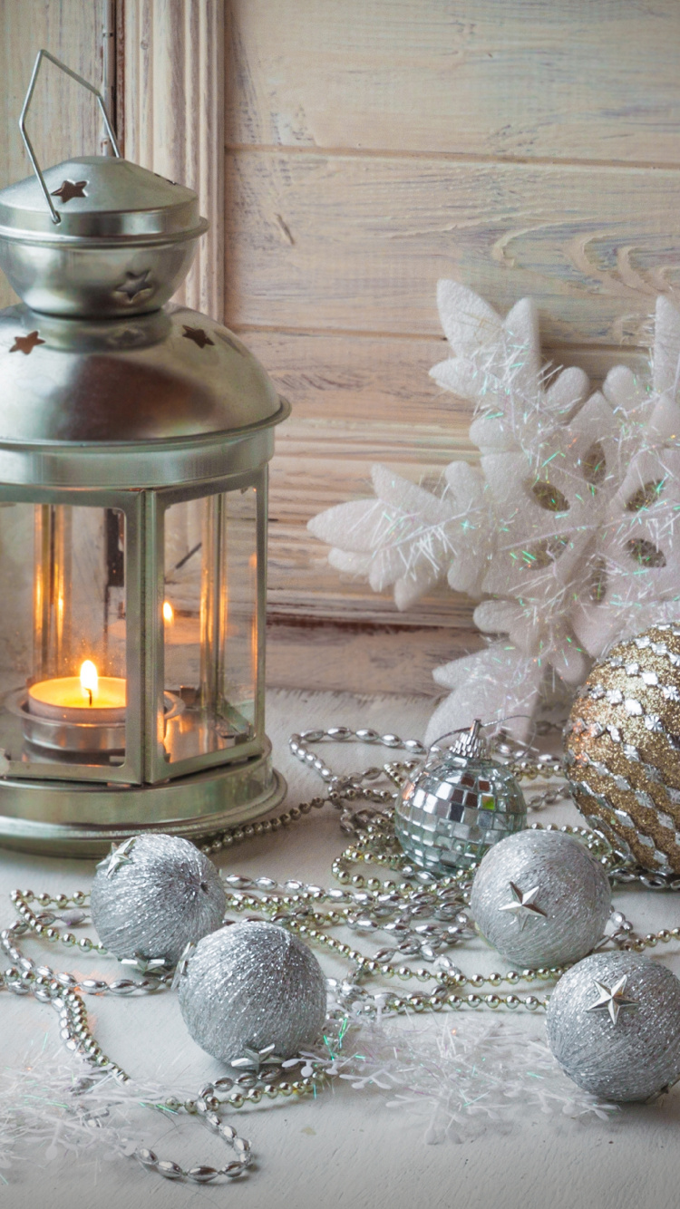 Weihnachten, Weihnachtsdekoration, Christmas Ornament, Kerze, Dekor. Wallpaper in 750x1334 Resolution