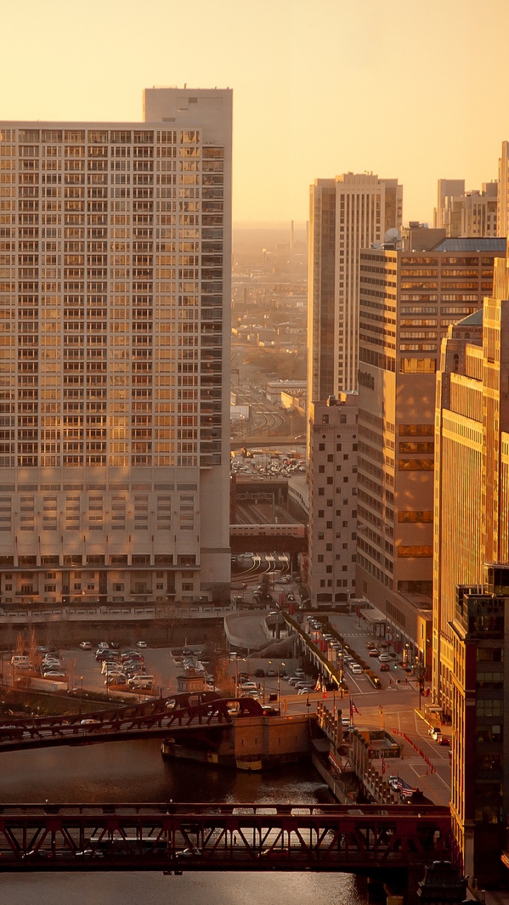 High Rise Buildings Near Body of Water During Daytime. Wallpaper in 720x1280 Resolution