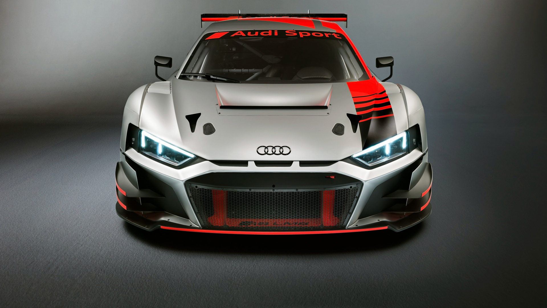 Audi r8 Gt3, Salón Del Automóvil de París 2018, Audi r8 Lms Gt4, Audi, Coche. Wallpaper in 1920x1080 Resolution