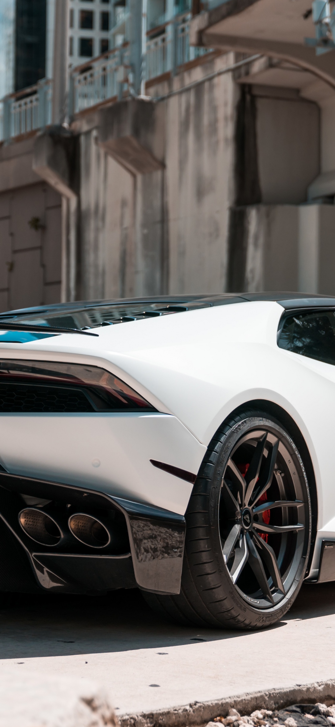 Lamborghini Huracan White, Lamborghini, Cars, Lamborghini Aventador, Sports Car. Wallpaper in 1125x2436 Resolution